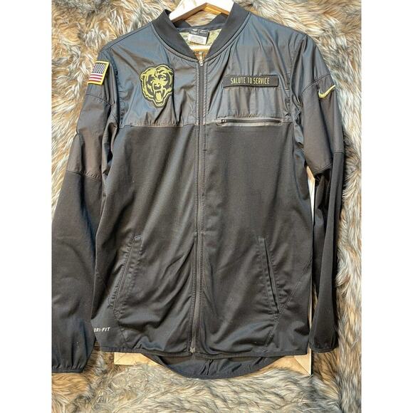 Nike Dri‎ Fit NFL Salute to To service Full Zip Jacket Men's Size S - Picture 1 of 6